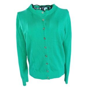 Boden Green Long Sleeve Button Front Cardigan Small S